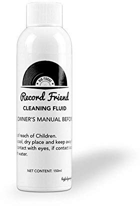 BIG FUDGE Solution de Nettoyage Disque Vinyle - 150ml - Flacon de Recharge Liquide à Nettoyer Les Vinyles pour Le Kit Record Friend - Record Cleaner pour Album & Single