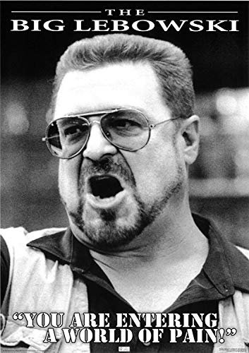 Big Lebowski (1998): You are entering... | US Filmplakat, Poster [59 x 84 cm]