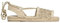 Ibizas Heritage, Sandalias Planas tipo Alpargata de Yute con Cordones de Lino Cala Martina Natural de Mujer, Talla 37 Claro
