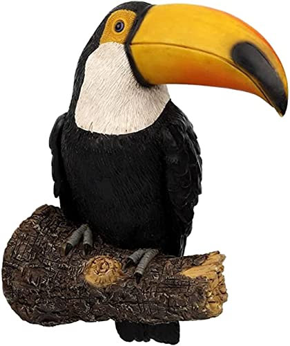 Harz Vogel Figur Tukan Figur Tier Figur Tropische Vogel Statue Desktop Dekorative Skulptur für Home Office Dekoration