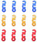 MiaLover 12 Hebillas de aleación de Aluminio para Cuerda de Viento, Accesorios para Tienda de campaña, Ajustable, Tensor de Cuerda, para Tienda de campaña, para Exterior, Senderismo, Camping, Picnic