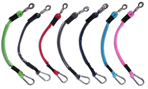 NETPROSHOP Anbindestrick für Pferde Transport zur Verwendung im Anhänger 90 cm lang, Farbe:Schwarz