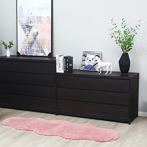 Tapis en fausse fourrure de mouton douce ultra doux et moelleux pour chambre à coucher, salon, chaise, canapé, décoration d'intérieur, 91 x 122 cm, rose