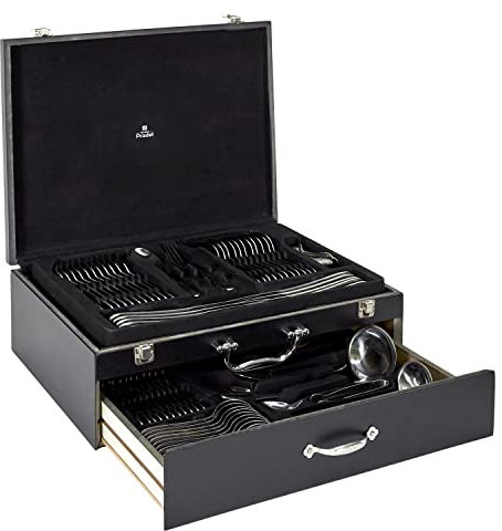 Home Deco Ménagère 84 Pieces Coffret En Bois Pradel