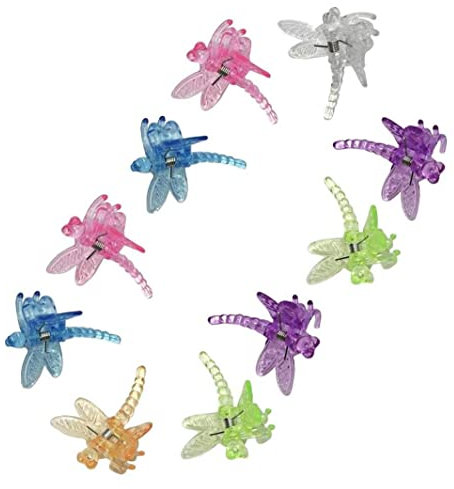 Ruluti 10 Stücke Pflanzenclips Wiederverwendbare Gartenpflanzen-befestigungsclips-Dragonfly-orchideen-Clips Für Support-orchideenpflanze, Um Aufrecht Zu Wachsen