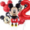 XXL-Ballon-Set * Mickey Mouse * als Deko für Kindergeburtstag und Mottoparty | mit Zahlen von 1 bis 19 | Micky Maus Geburtstag Party Kinder Ballondeko Partydeko, Edition: 2. Geburtstag