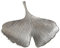 Deko Schale Metall Ginko Ginkgo Ginko Blatt silber Tablett Schüssel Dekoobjekt 2