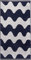 Marimekko - Badetuch, Handtuch - Lokki - Off-White-Dark Blue - Baumwolle - 70 x 140 cm