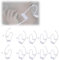10 Pièces Oreillette Radio tube acoustique transparent Tube de Bobine Acoustique de Remplacement pour Oreillettes de Talkie-walkie et Casque Radio Bidirectionnel tube acoustique Auriculares