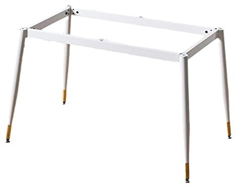 tow000ack Patas Muebles de Acero,Patas de Mesa para Comedor de Metal,Base para Mesa de Cristal e Madera,Patas de Escritorio de Trabajo Pesado,con Ventosa y Tornillos,Blanco (90 * 45cm(35 * 18in),A)