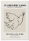 UDERUI Abstraktes Picasso-Poster Friedenstaube Strichzeichnung Wandkunst Picasso druckt Picasso Leinwand Malerei für Zuhause Wanddekoration Bild 40x60cmx1 Kein Rahmen