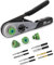 JRready ST2169 Deutsch DT DTM DTP-Verbindungsstück-Crimpzange mit drei Positionierern, Größe 12, 16, 20 feste Kontakte. Entspricht HDT 48 00 Deutsch Crimper (12-22AWG)