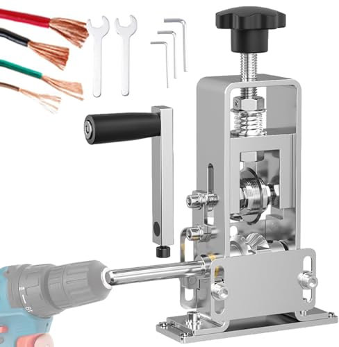 Copper Wire Stripper Machine, Manual Wire Stripping Machine, Drill Powered Wire Stripper Machine, Portable Wire Stripping Machine, for Scrap Copper Recycling