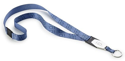 Volkswagen 11G087610 Cordon porte-clés avec logo VW Bleu, bleu, Taille unique, Moderne