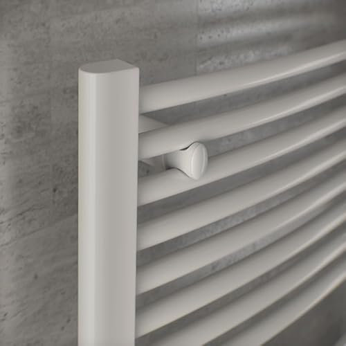 Ximax Badheizkörper Alpha-C Mittenanschluss Weiß RAL 9003 - ein Designheizkörper in klassischem Design, welcher angenehme Wärme spendet (1454 mm x 700 mm)