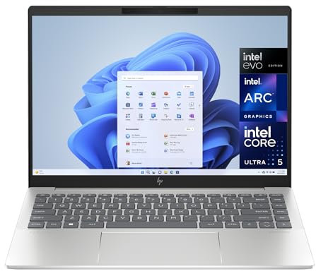HP Pavilion Plus 14-ew1003sl, Intel Core Ultra 5-125H, RAM 16GB LPDDR5x, SSD da 512 GB, Scheda Grafica Intel Arc, Schermo OLED, Wi-Fi 6E, Ble 5.3, Webcam 5MP, Windows 11 Home, Argento
