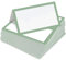 Whaline Sage Green 100Pcs Place Cards 3.5 x 2 Inch, Premium Paper Tented Cards for Party Table Setting Supplies