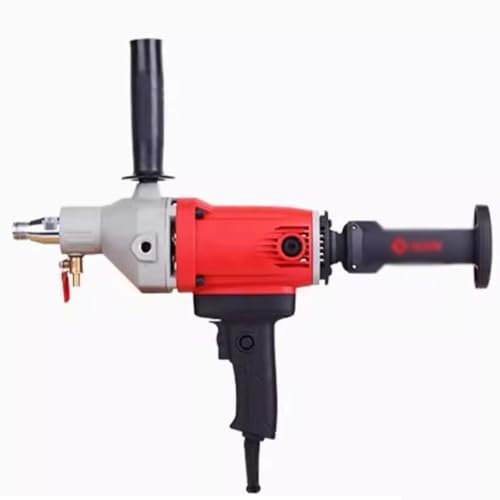 KHZKHC Carotteuse Électrique, Carotteuse Diamantée, Vitesse Vide 1400W 2000 TR/Min, Embrayage Sécurité, Structure Double Isolation, Support D'épaule Arrière Rétractable
