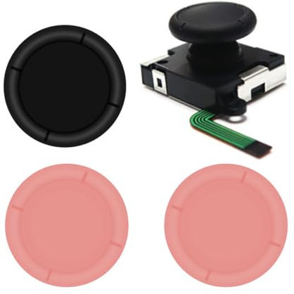 Ersatzkappe für Controller Switch, 8 Stück Stick Aufsätze Zubehör Silikon Thumb Grip Analog Stick Cover Controller Kappen, für Switch Silikon Joystick Schutzzubehör Grips Caps