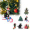 2024 Black Cat Christmas Tree Decorations - 6 Pcs Acrylic Ornaments for Cat Lovers, Hanging Topper for Tree