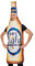 Gungtj Lustiges Bier Outfit Bierflasche Cosplay Oktoberfest Getränk Outfit Trinkflasche Kostüm Bierflasche Rollenspiel Kostüm Bierflasche Halloween Kostüm Perfekt für Erwachsene