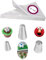 Gras-Zuckerguss-Spitze und Beutel, 233 234 29 Grasspritztüllen und -beutel, Spritzbeutel und Tüllen-Set für Gras, Haare, Fell, Bärenkuchen und mehr