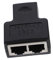 Artibetter RéPartiteur Ethernet Rj45 1 Vers 2 Connecteur RéSeau Pc Prise RéPartitrice Pour Partager Deux Ordinateurs Accessoire Durable Et Pratique