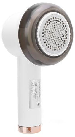 WOOXGEHM Afeitadora de Telas, Quitapelusas Eléctrico Recargable por USB de 8 W y 3 Engranajes con Pantalla de Batería, Quitapelusas Potente y de Bajo Ruido