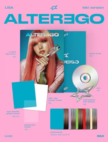 LLOUD Ent. LISA 2nd Solo Album [Alter Ego] (Photobook ver.) (KIKI ver) (Medium) (CD)