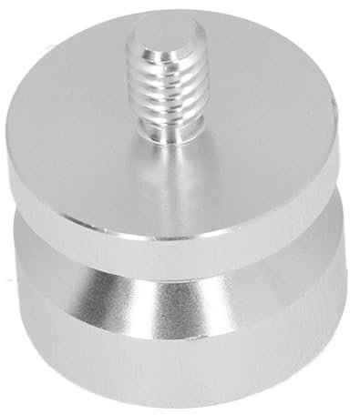 Prism Pole Adapter, Aluminium Alloy 5/8in-1 to 11/4in-20 Connector 18.5mm Long for GPS RTK Total Station Base