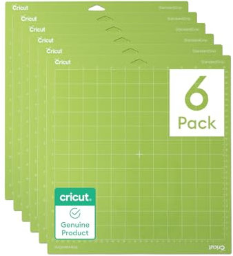 Cricut StandardGrip Lot de 6 tapis 30,5 x 30,5 cm