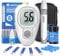 LinkSun G-425-3 Glucometro,Misuratore Glicemia con 100 Strisce Reattive, 100 lancette, 1 Misuratore Glicemico, 1 Pungidito, Senza Codifica, Glucosimetro per Uso Domestico, Risultati in mmol/L&mg/dL