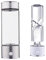 Wasserstoffwasserflasche Tragbar Ioniszer Wasserstoff Reichhaltiger Wassergenerator Mit PEM -Technologie 3 Minuten Machen Wasserstoffgehalt Auf 1100-1300 PPB Hohe Konzentration H2 Wasser 420 Ml(Silver