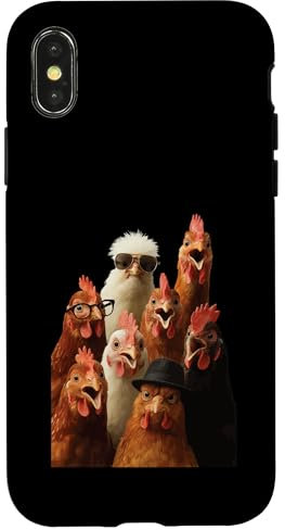 Verrücktes Huhn Hülle für iPhone X/XS