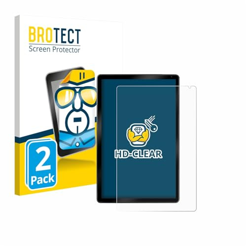 BROTECT Schutzfolie für Yicty C108 10.1 | 2 Stück Transparenter Displayschutz Made in Germany Klare Displayschutz-Folie Clear Einfache Montage Case-Friendly