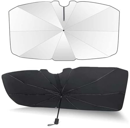 CSPYBGXOF Parasol Parabrisas Coche, para Chery OMODA 9 / SHS C9 2024-2026 Plegable Ventana Delantera Parasol Coche Bloquea Rayos UV & Calor Accesorio Verano Protector Solar