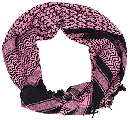 Harrys-Collection Damen Herren PLO Pali Tuch Schal in 20 Farben Shemagh, Farben:Rosa