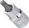 ViGOR V2157 T-Schraubendreher-Einsatz V2157 1/2 Zoll (12,5 mm) Vierkantantrieb, T-Profil T50, 55 mm Länge – robuster Bit für präzise Handbetätigung
