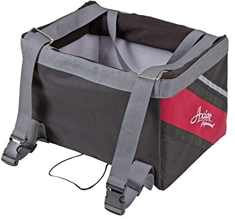 Kerbl Fahrradtasche Vacation schwarz/rot, 38x25x25cm