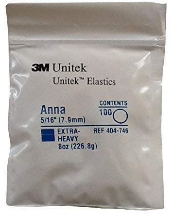 3M Unitek, Mehrzweck-Gummibänder, Extra-Heavy 5/16 (7,9mm) 8oz. (226.8g) Anna; Snorflex