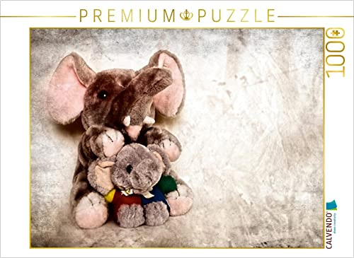 CALVENDO Puzzle Elefant | 1000 Teile Lege-Größe 64 x 48 cm Foto-Puzzle für glückliche Stunden