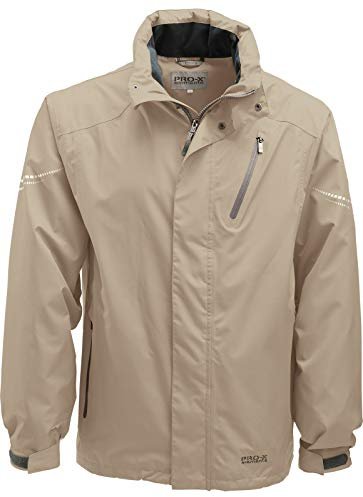 PRO-X elements Funktionsjacke Herren uni WALLIS I Regenjacke mit verschweißten Nähten, Unterarmbelüftung & Taschen I Atmungsaktiv, wasser- & windfest