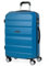 ITACA - Koffer Groß, Koffer Mittelgroß, Hartschalenkoffer M - Robuster Hartschalenkoffer & Koffer & Trolleys mit 4 Rollen, ideal als Reisekoffer für Jede Reise, Blau