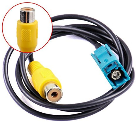 Original Comand Monitor Radio of Mercedes Benz C E CLS GLK ML/Volvo S80 S80L car Cable Adapter Kabel RFK RVC Video AV for Camera Rueckfahrkamera
