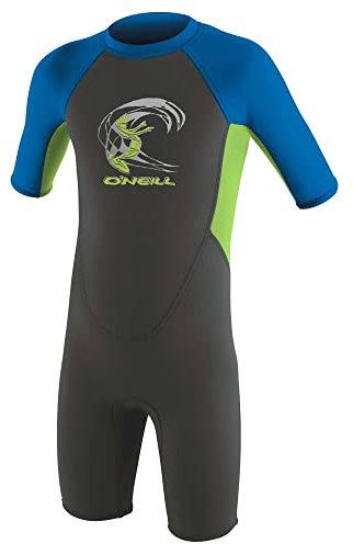 O'Neill Wetsuits Kinder Reactor Wetsuit, Slate/Sky/Ocean, 2