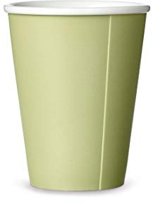 Kaffeebecher Porzellan mit Matt Finishing ohne Henkel, Große Kaffeetasse, Design Teetasse Ocean 0,30L