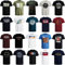 JACK & JONES T Shirt Herren 3er Mix Pakete Rundhals Tee Baumwollmix (3, L)