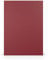 PAPERADO 25x Briefpapier DIN A4 - Rosso gerippt Dunkel-Rot 100 g/m² - Papierbögen in 29,7 x 21 cm zum Basteln & Drucken
