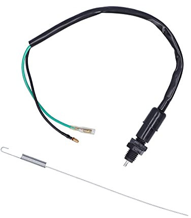 Motorrad-Bremslichtschalter Hinten mit Feder Universal-PVC-Edelstahl Ersatz Ersatz für Autos und Motorräder Ersatz Ersatz für Classic Bikes Heckbremslichtschalter