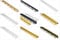Effector Fliesenschiene aus eloxiertem Aluminium - Fliesenkanten Schutz - (F-Form Profil 1 Meter Champagne) Fliesenprofil Alu Fliesenleisten Abschlussprofil